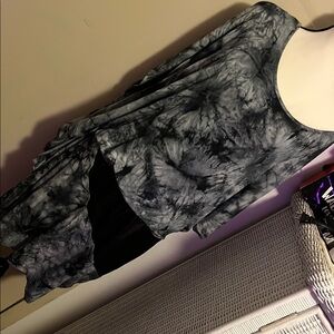 VENUS Charcoal and Black dress